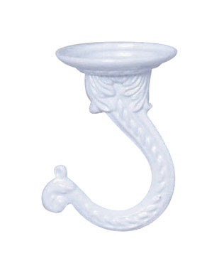 Jumbo Swag Hook White