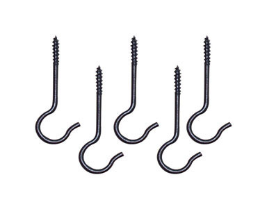 Swag Hook Black 5 Pk