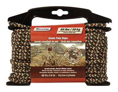 ROPE POLY WD CAMO 1/4X50