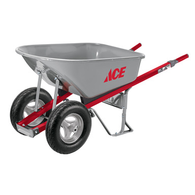 WHEELBARROW 6CF STL 2WHL