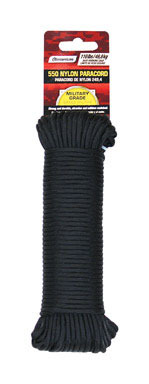 PARACORD BLK 5/32"X100'