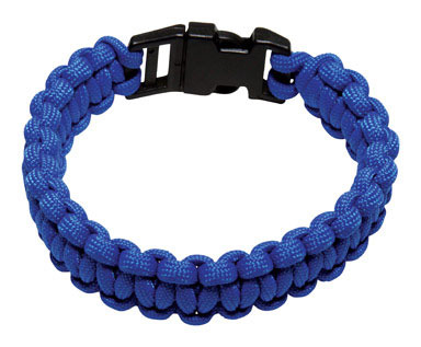 SURVIVL BRACELET BLUE LG