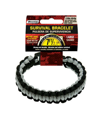 BRACELET SURVL BLK/GRY L