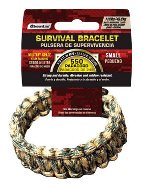 SURVIVL BRACELET CAMO SM