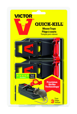 MOUSE TRAP QUICK-KILL3PK