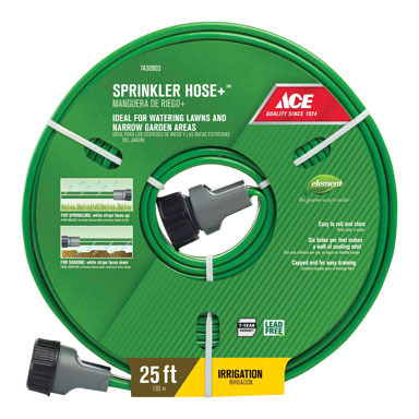 SPRINKLER HOSE 25' ACE