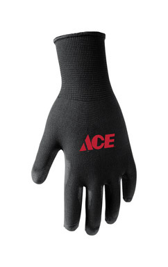 Ace Gloves Poly Coated M