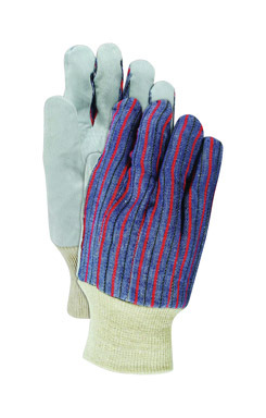 WORK GLOVE LTHR PALM L