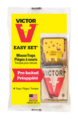 Easy Set Mouse Trap 4pk