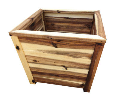 Ns Wd Sq Planter 17"