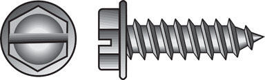 SCRW SM HEX SS 8X3/4B100