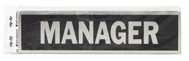Sign Manager 2x8" Alum