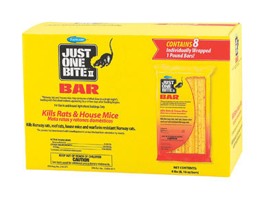 RODENT BAIT BAR 1LB 8PK