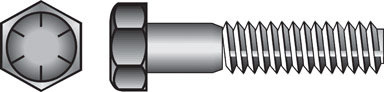 HX CP G8 NC Y 3/8X2 1/4