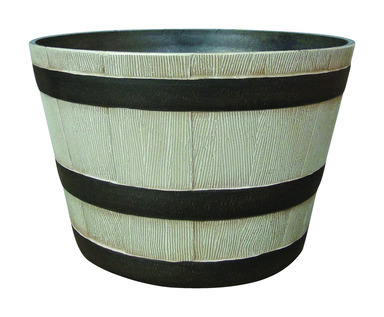 WHSKY BRL PLANTER 20.5"