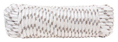 POLY DB ROPE WHT 1/2X50'