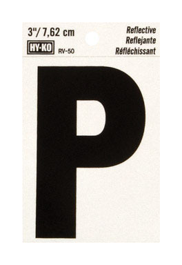 Letter"p"reflect 3"vinyl