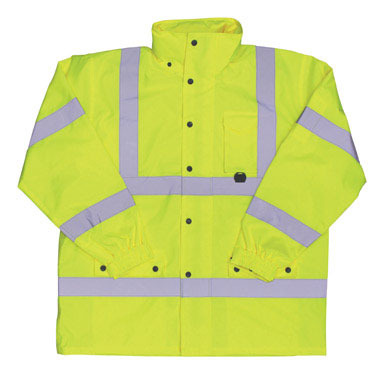 HI-VIS RAINCOAT MED