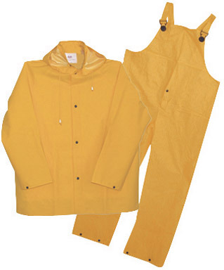 RAINSUIT 3PC YELLOW XXL