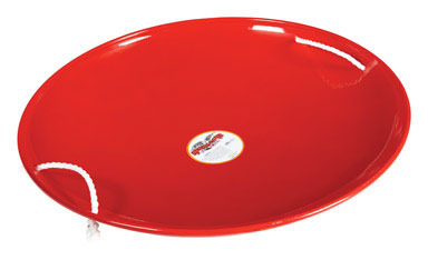 Sled Stl Saucer Rd 26"