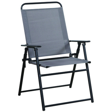 Sling Chair Blk/gray
