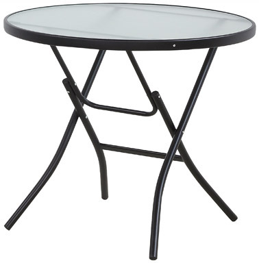 Patio Table Stl/gls 32"