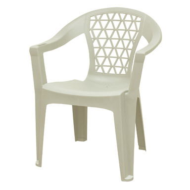 Chair Stkable Wht