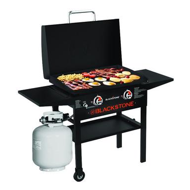 GRIDDLE W/HOOD BLACK 28"