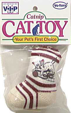 TOY CATNIP SOCK 4"L