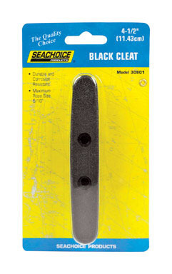 CLEAT 4-1/2" PLASTIC-BLK