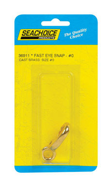 Snap Fast Eye Brass 2"l