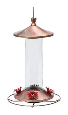 HUMMINGBIRD FEEDER BRNZ