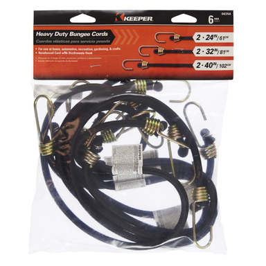 BUNGEE CORD ASST 6PK