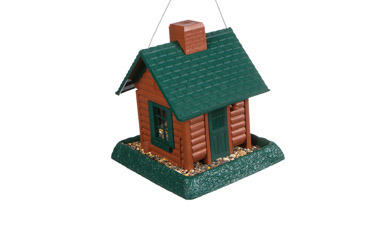 LOG CABIN FEEDER 5# CAP.