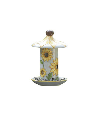 BIRD FEEDER CERAMIC ASST