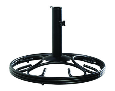 UMBRELLA BASE BLK 18"