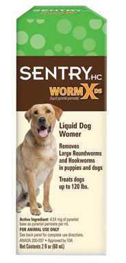 Liquid Wormer Dogs 2 Oz