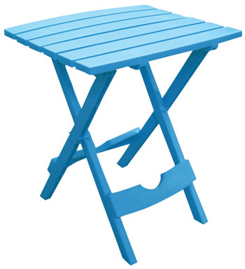 Quik Fld Sd Table  Plblu