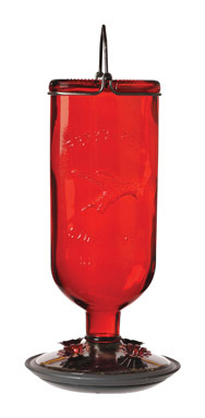 HB RED ANTIQUE BOTTLE