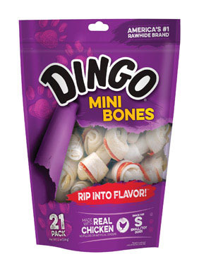 DINGO MINI DOG BONE 21PK