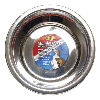 Pet Dish Stnls Steel 1qt