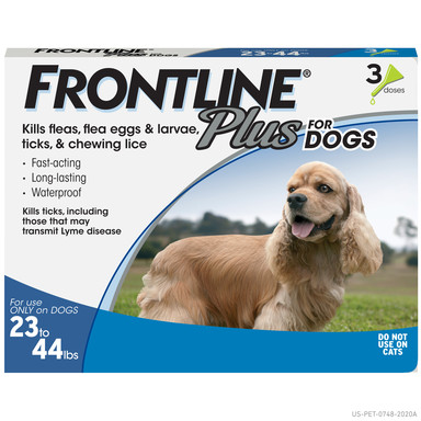 FRONTLINE + DOGS23-44 LB