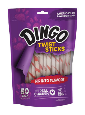 DINGO TWIST STICKS 50PK