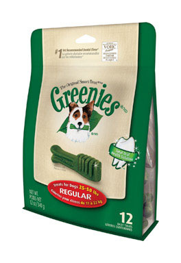 GREENIE DOG TREAT12PK RG