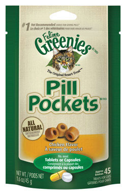 PILL POCKT CAT TREAT CHK