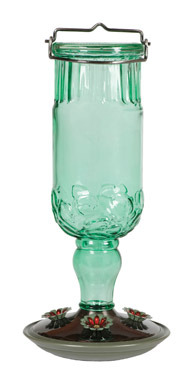 Feeder Hb Grn Glass 24oz