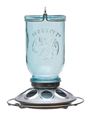 MASON JAR GLASS FEEDER