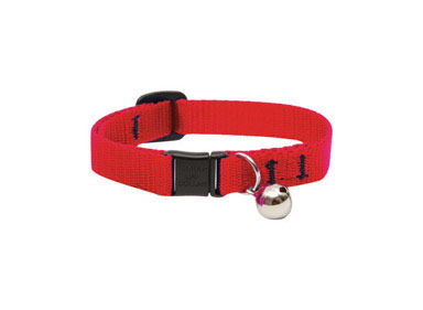 CAT COLLAR 8-12" RED