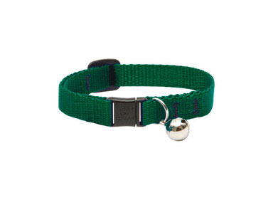 CAT COLLAR 8-12" GREEN