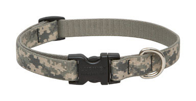 DOG COLLAR9-14"ADJ CAMO